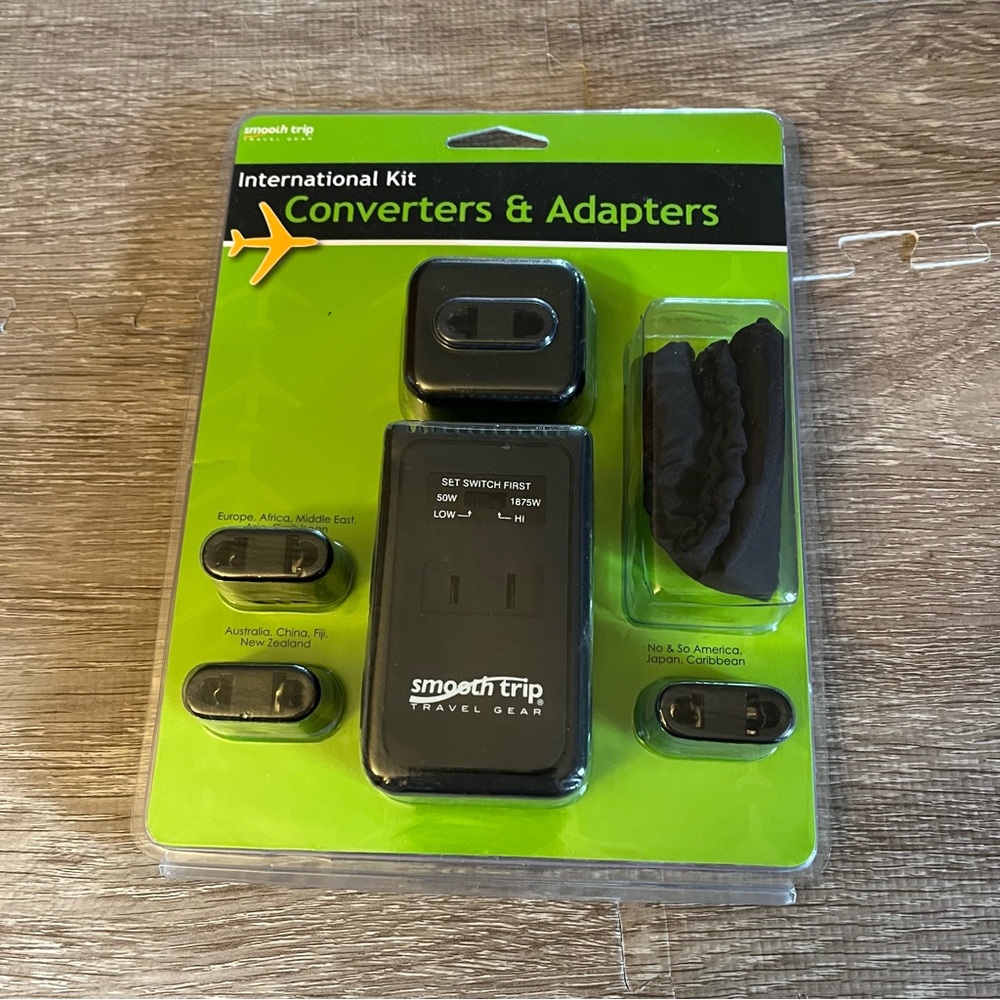 Smooth Trip International Converter Kit  Adapter Set (Travel Gear) New